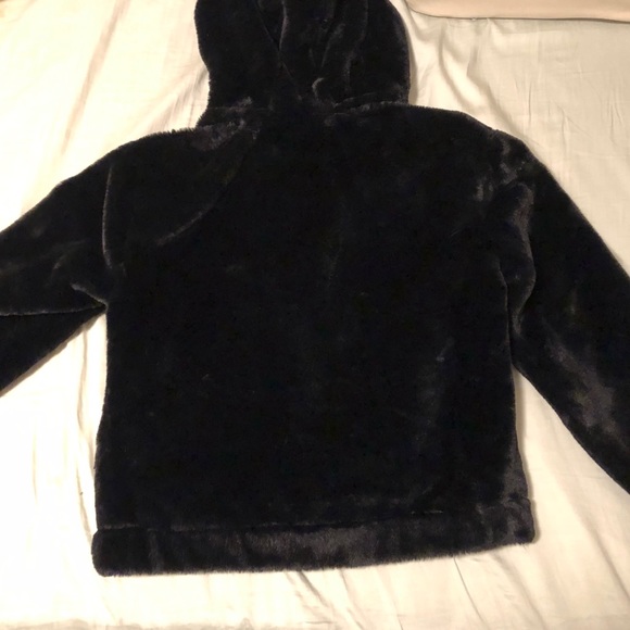 Black Fluff Jacket - Picture 3 of 3